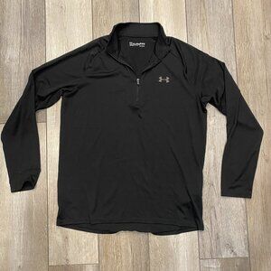 Men's UnderArmour black 1/4 zip - Large Tall
